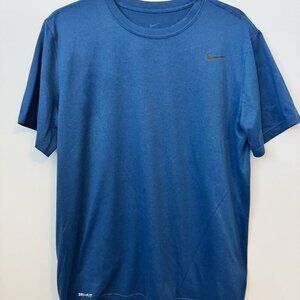 Nike Size Large (L) Nike Dri-FIT Men's Athletic T-Shirt Blue Performance Trainin
